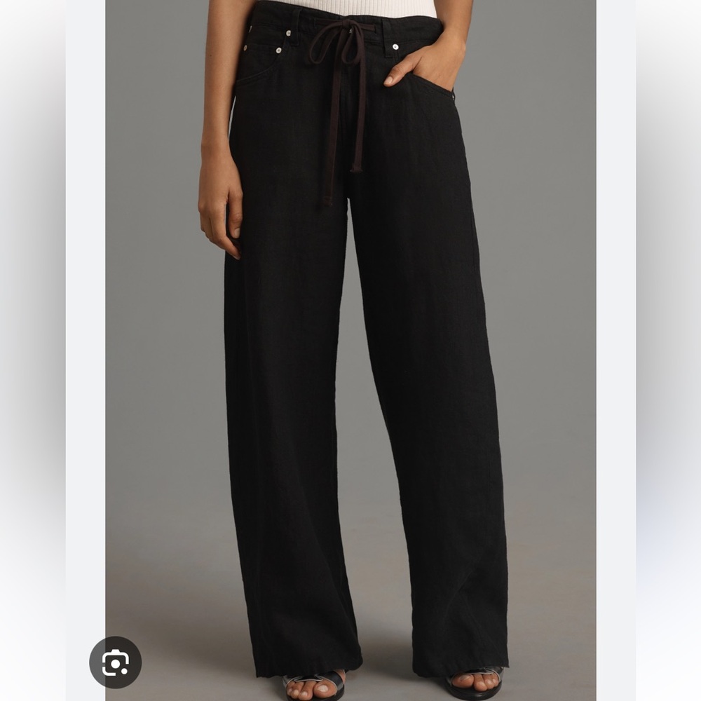 Citizens of Humanity Brynn Drawstring Linen Trouser Pants